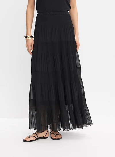 Chiffon Maxi Skirt