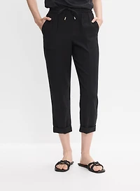 Capri à jambe étroite