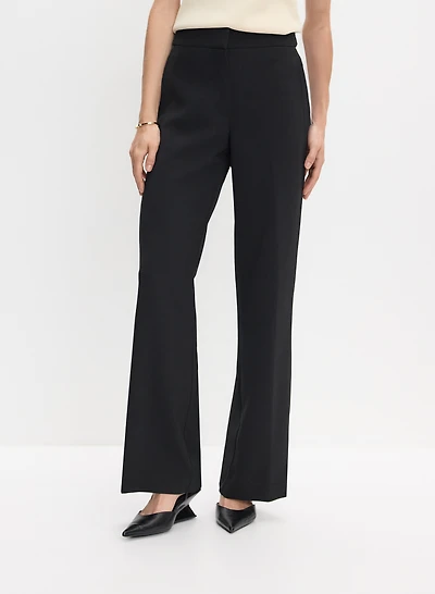 Pantalon structuré à jambe large
