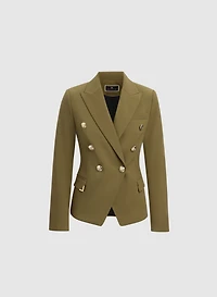 Peaked Lapel Blazer