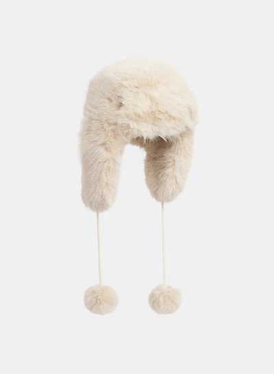 Chapka en fausse fourrure