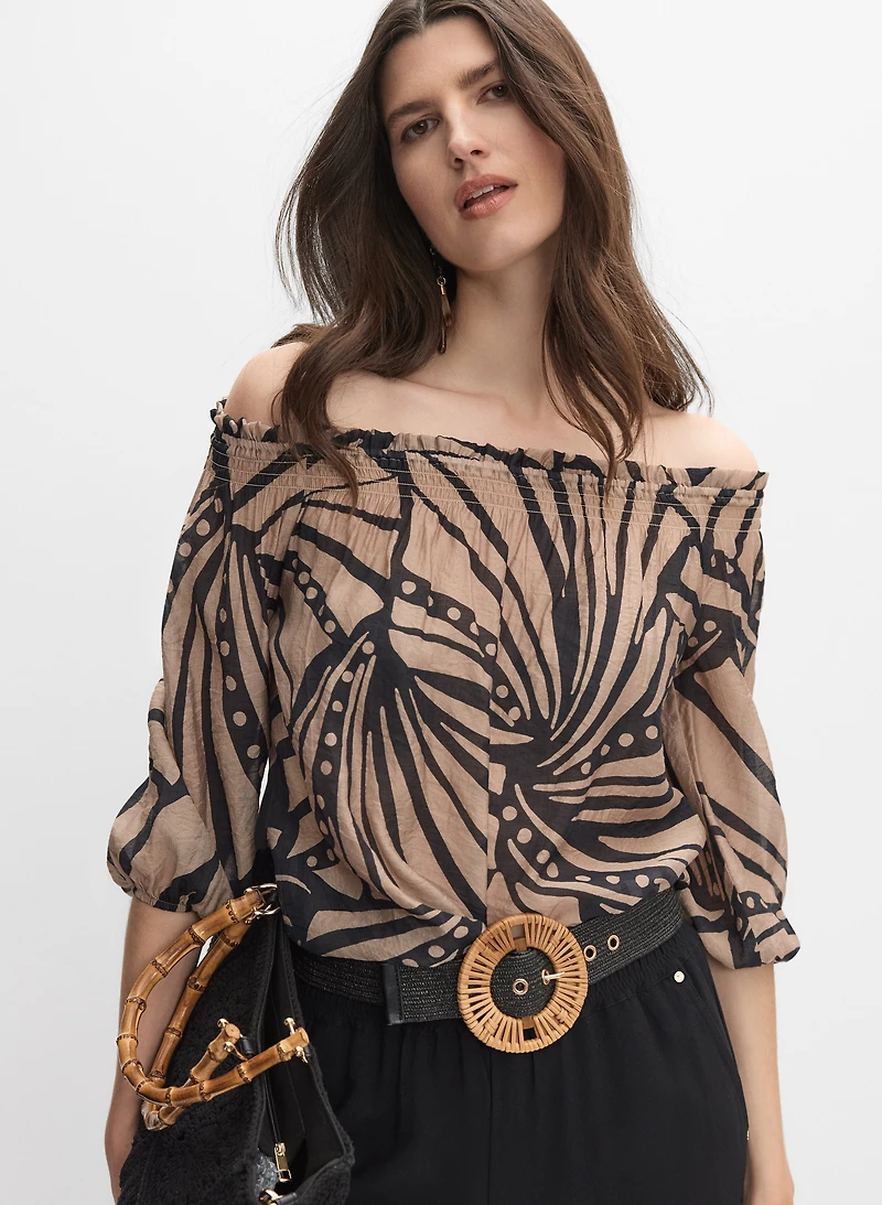 Off-The-Shoulder Blouse