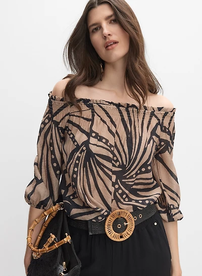 Off-The-Shoulder Blouse