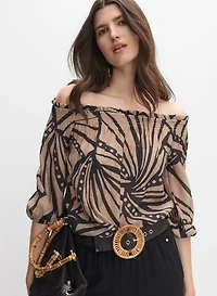 Off-The-Shoulder Blouse