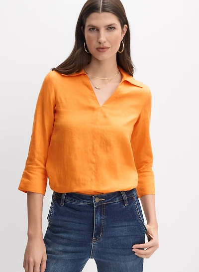 Joseph Ribkoff - Spread Collar Blouse