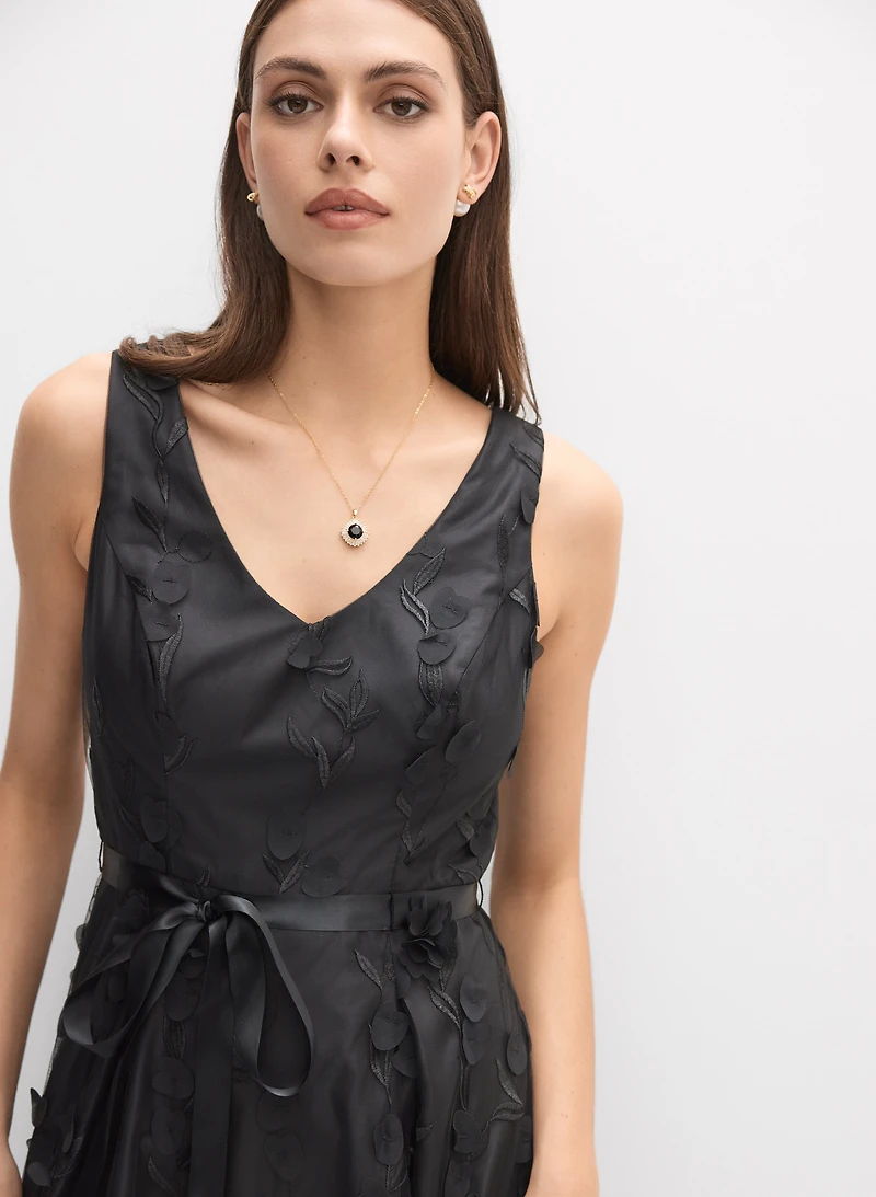 3D Floral Dress