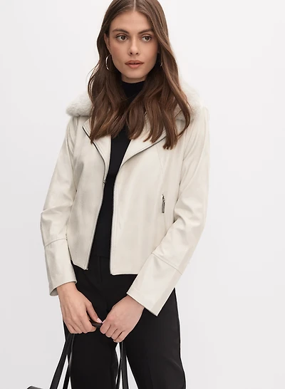 Joseph Ribkoff - Faux-Suede Jacket