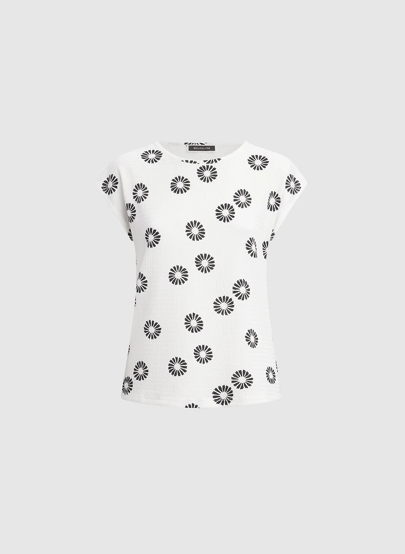 Floral Cap Sleeve Top