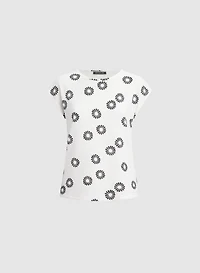 Floral Cap Sleeve Top