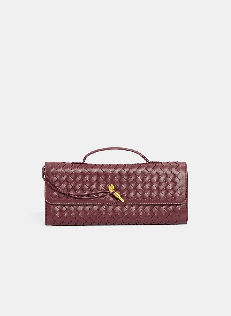 Basket Weave Clutch