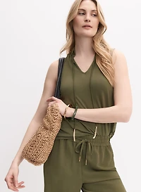 Chain Tassel Embellished Top