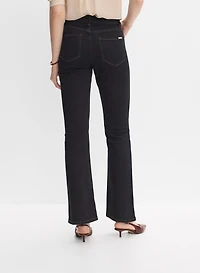 Flare-Leg Denim Pants