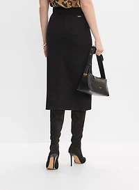 Jupe crayon à taille haute