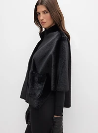 Joseph Ribkoff - Faux-Fur Oversized Jacket