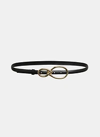 Loop Buckle Vegan Leather Belt