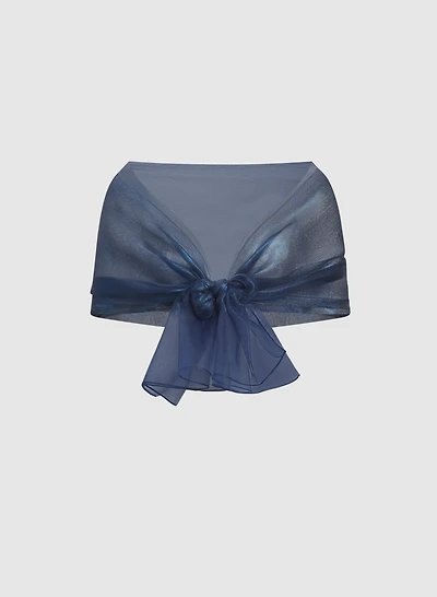Châle en organza