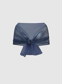 Châle en organza