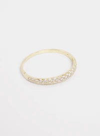 Crystal Pave Bangle Bracelet