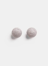 Boucles d'oreilles à pavé en cristaux