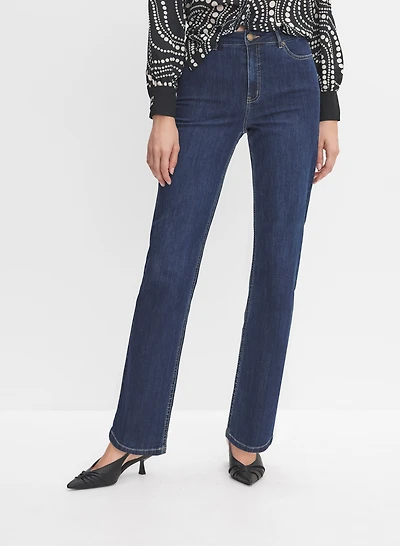 Jean à jambe droite