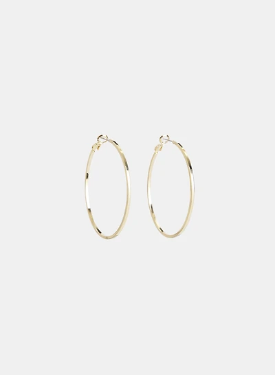 Thin Hoop Earrings