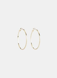 Thin Hoop Earrings