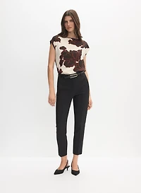 Graphic Floral Top