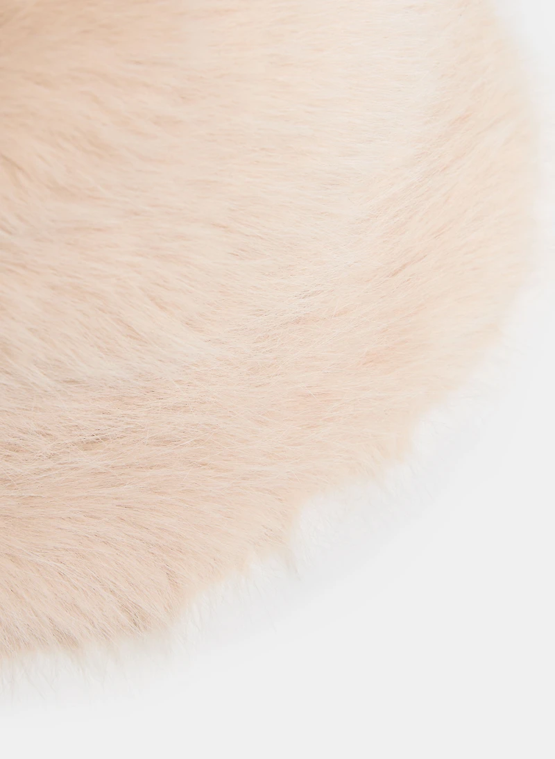 Faux Fur Cloche Hat