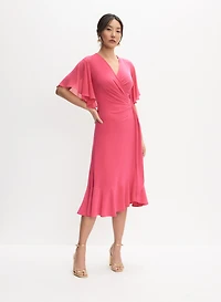 Joseph Ribkoff - Chiffon Wrap Dress