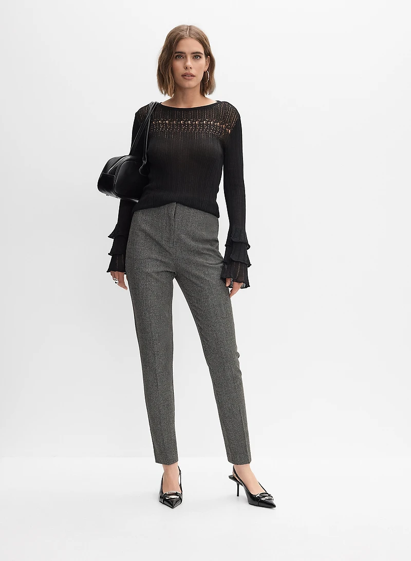 Tiered Sleeve Sweater