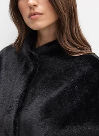 Joseph Ribkoff - Faux-Fur Oversized Jacket
