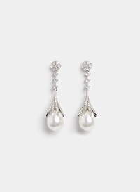 Pearl Pendant Earrings