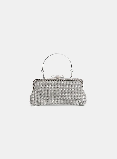 Pochette de cristal en forme trapèze