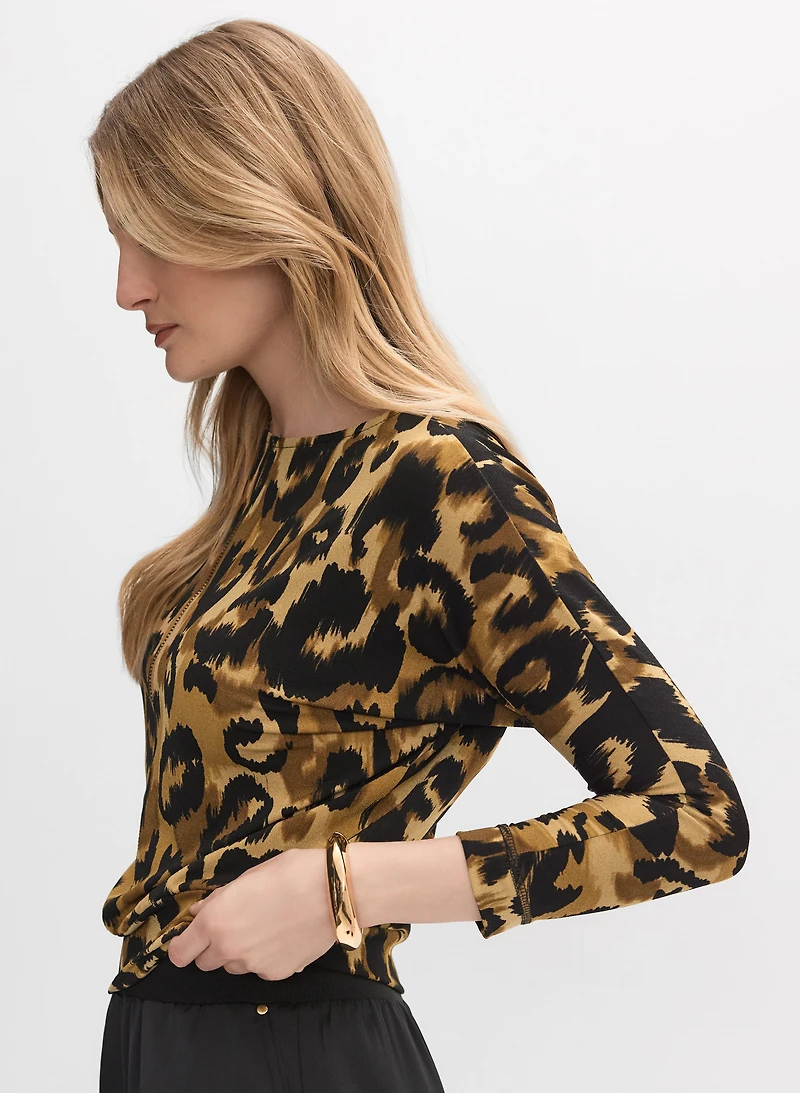 Leopard Print Top