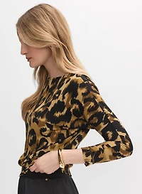 Leopard Print Top