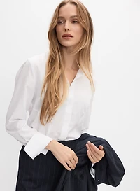 Blouse à col officier