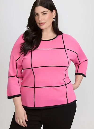 Joseph Ribkoff - Geometric Sweater