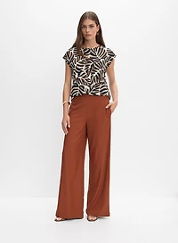 Palm Print Top
