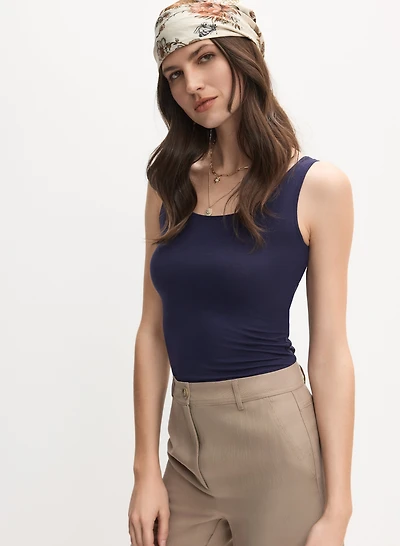 Camisole à encolure dégagée