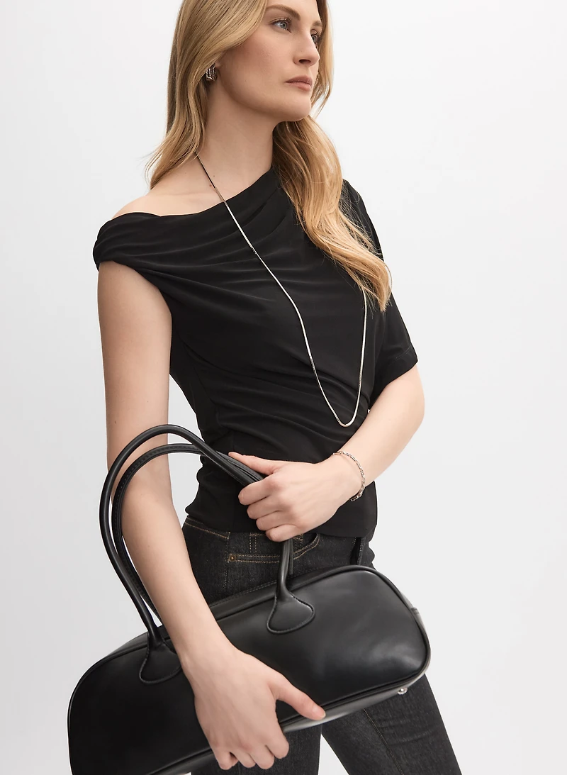 Asymmetric Single-Sleeve Top