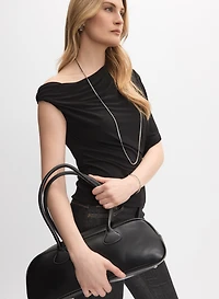 Asymmetric Single-Sleeve Top