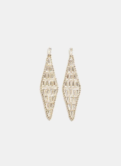 Baguette Chandelier Earrings