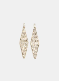 Baguette Chandelier Earrings