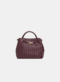 Sac à main à effet tressé