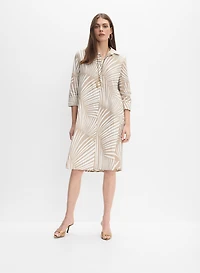 Joseph Ribkoff - Palm Print Dress
