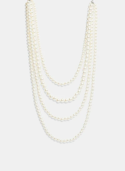 Collier perlé à rangées multiples