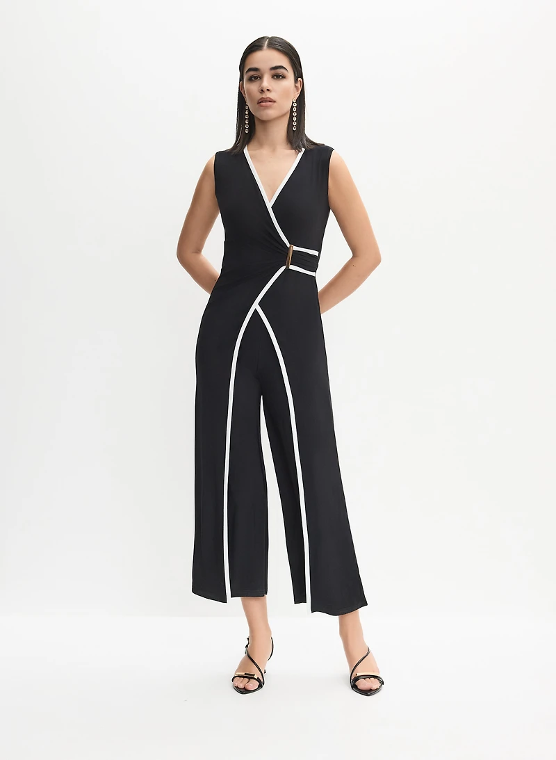 Joseph Ribkoff - Contrast Trim Jumpsuit