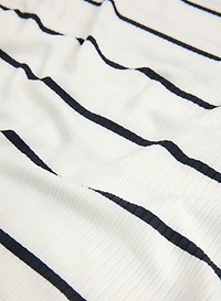 Stripe Rib Knit Top