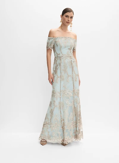 Alex Evenings - Lace Overlay Dress