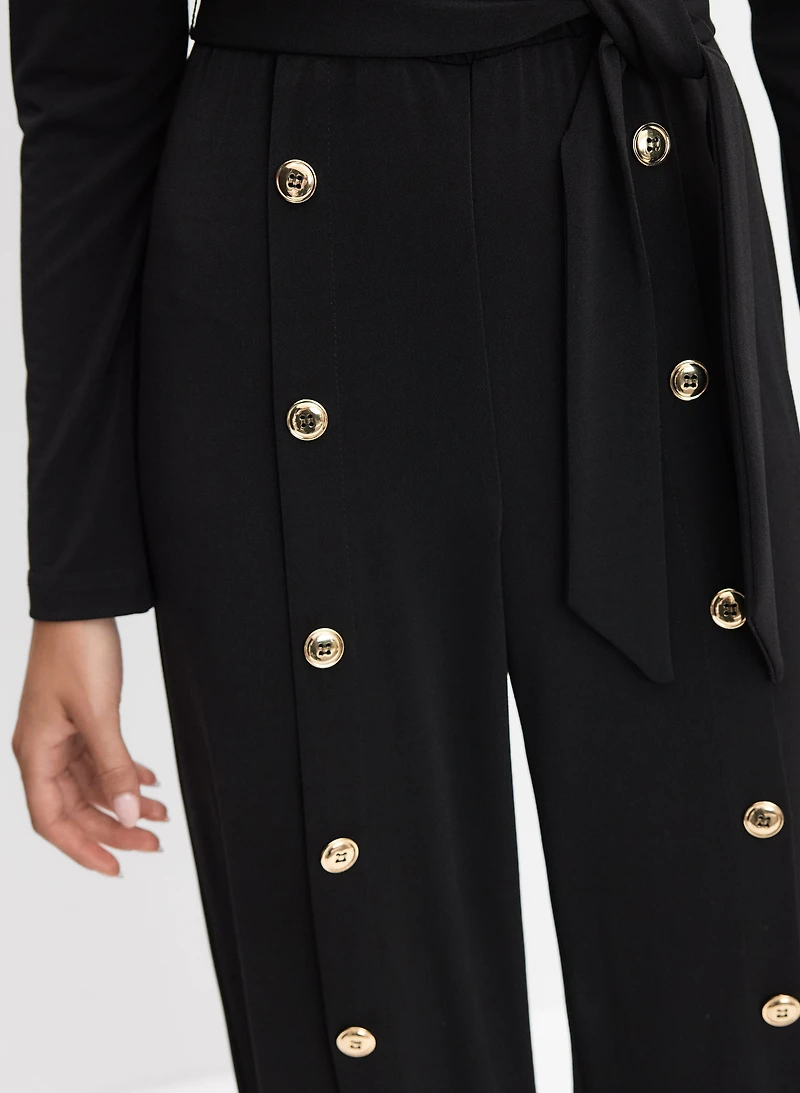 Joseph Ribkoff - Button Placket Detail Jumpsuit